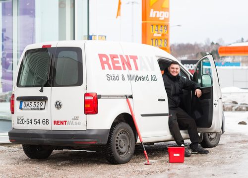 Bild RENTAV Städ och Miljövård AB (Foton Lokalvårdare, Bild Städföretag)