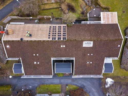 Bild Wästgöta Entreprenad AB (Foton Takläggare, Bild Takföretag)