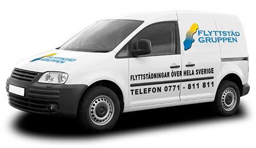 Bild Flyttstädgruppen (Foton Lokalvårdare, Bild Städföretag)