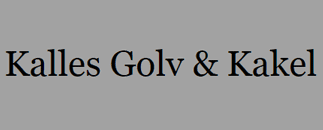 Kalles Golv & Kakel