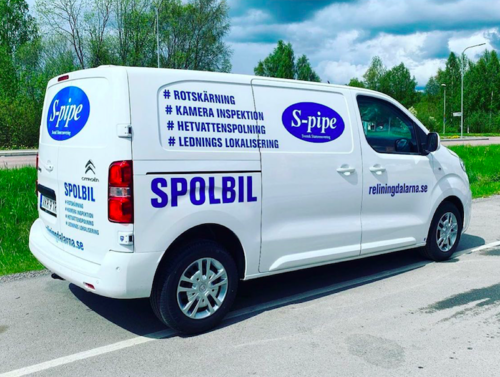 Relining Skellefteå, Spolbil Umeå