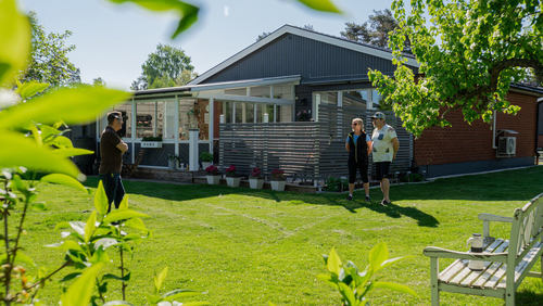 Dränera hus Hofors
