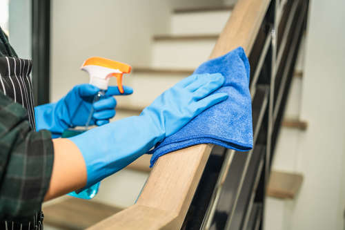 trappstädning, trappstäd