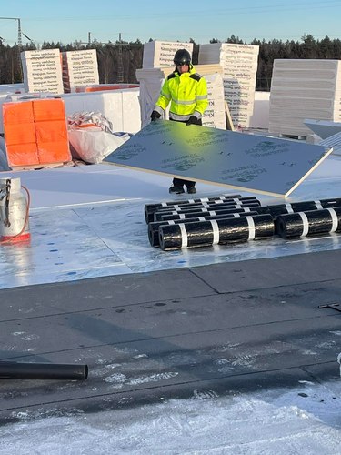 Företagsbild från Peters Tak & montage i Eskilstuna AB