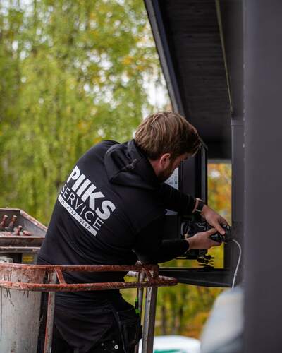 Service av värmepump
