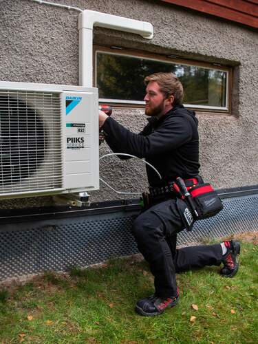 Värmepumpsinstallation