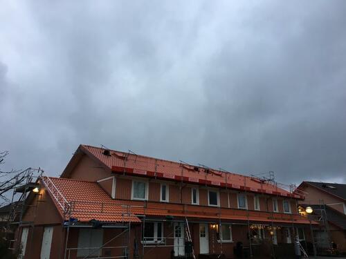 Snyggt takbyte i Trelleborg