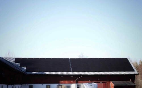 Solcellsanläggning i Gävle