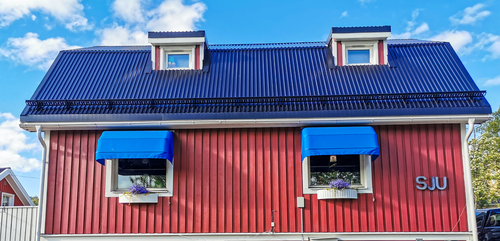 Måla plåttak falun