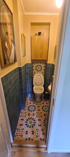 Badrumsrenovering Södermalm litet badrum