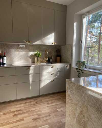 Stilren köksrenovering Danderyd
