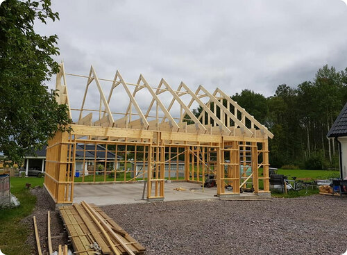 Nyproduktion av hus kumla