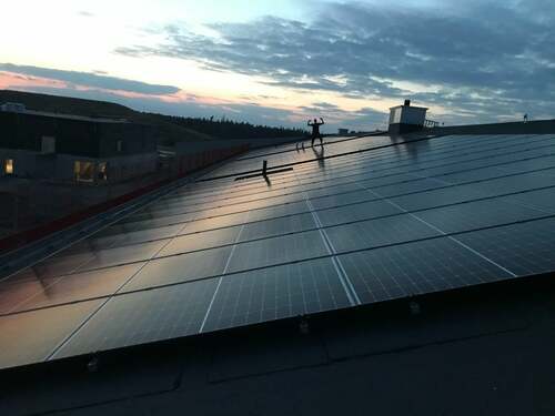 installerade solceller