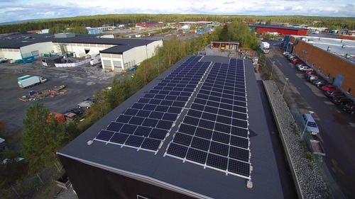 Solceller