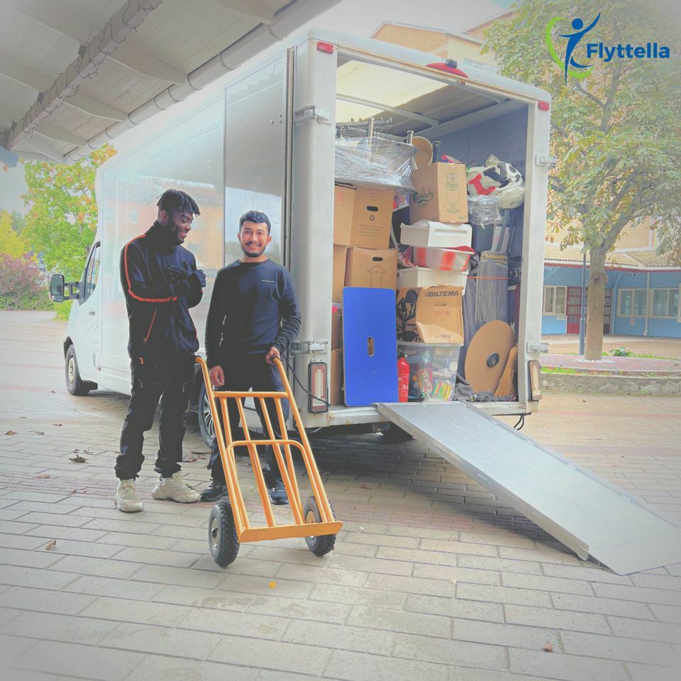 Företagsbild på Flyttella flytt & Städfirma i Stockholm – flyttare i Stockholms län