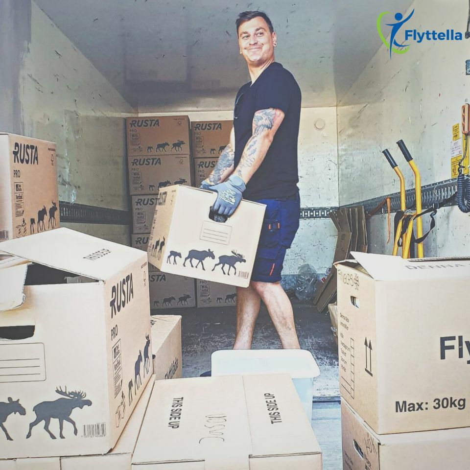 Bild på Flyttella flytt & Städfirma i Stockholm – flyttare i Stockholm