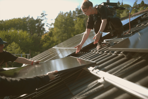solcellsinstallation i avesta