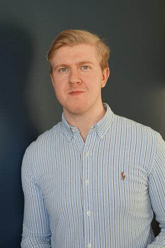 Nicholas Thunberg jobbar på Smartproduktion och All Solenergi