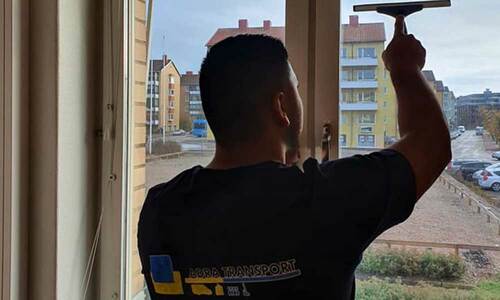 pågående flyttstädning