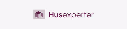 Husexperter logotyp med bakgrund