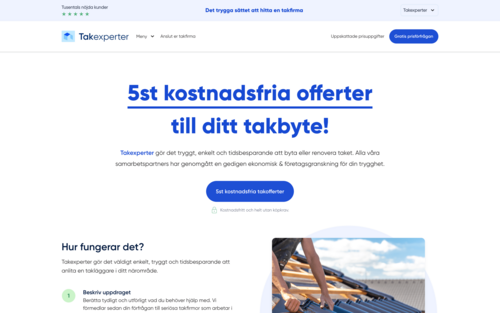 Takexperter, Leads, Förfrågningar