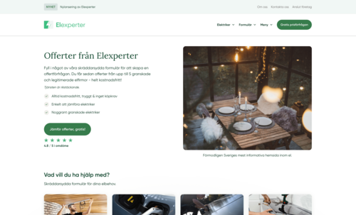 Elexperter, Leads, Förfrågningar