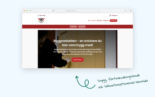 Byggnadsbiten hemsida