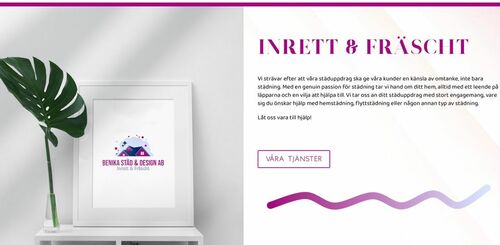 Företagsbild på Benika Städ & Design AB – Ett städföretag i Södertälje
