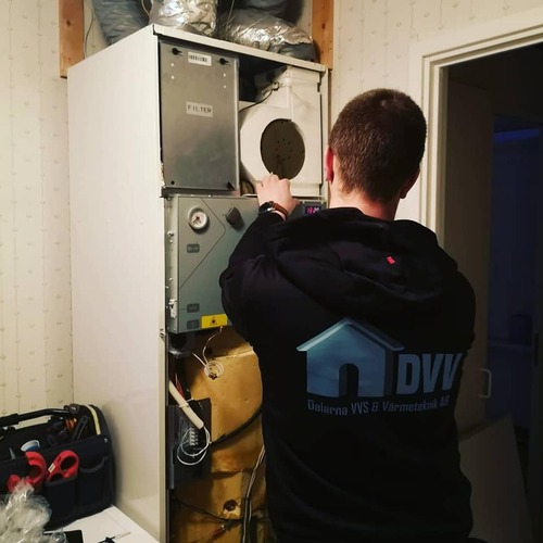 Service av värmepump