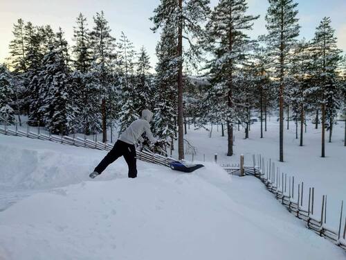 snöröjning i sälen
