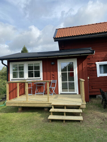 Nyproducerad altan i Borlänge