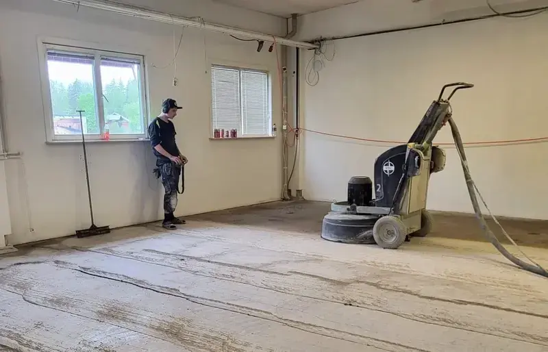 Golvslipning av betonggolv i Dalarna