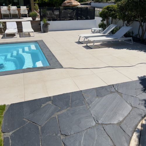 Nylagda plattor i skåne