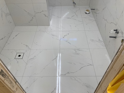 marmorplattor badrumsrenovering Sälen