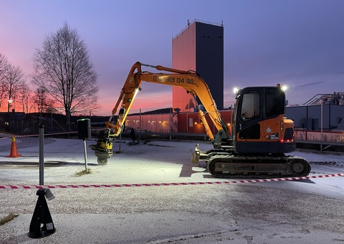 Installation - arbetet påbörjas