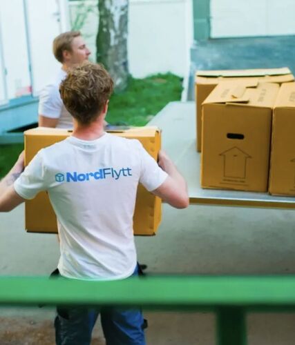 Företagsbild på Nordflytt – En flyttare i Stockholms län