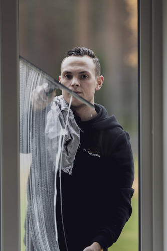 Fönsterputs av villa i Avesta