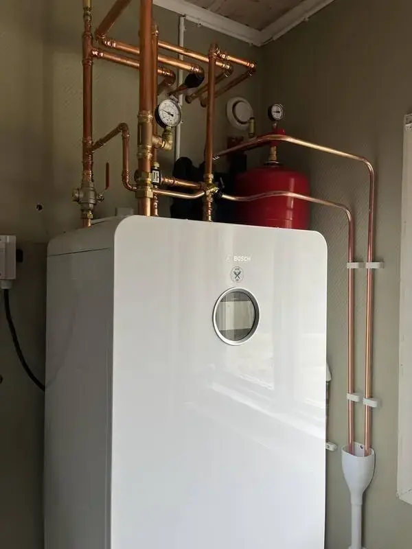 bergvärmepump hos villakund i härnösand