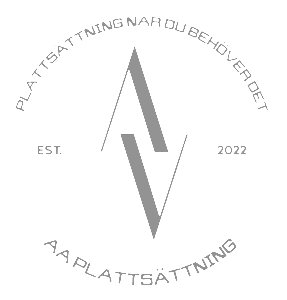 A.A Plattsättning AB logotyp