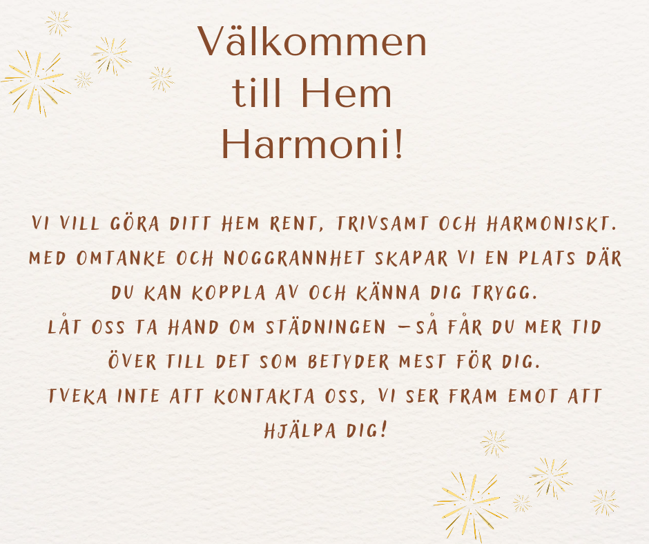 Företagsbild på Hem Harmoni  – lokalvårdare i Kalmar län