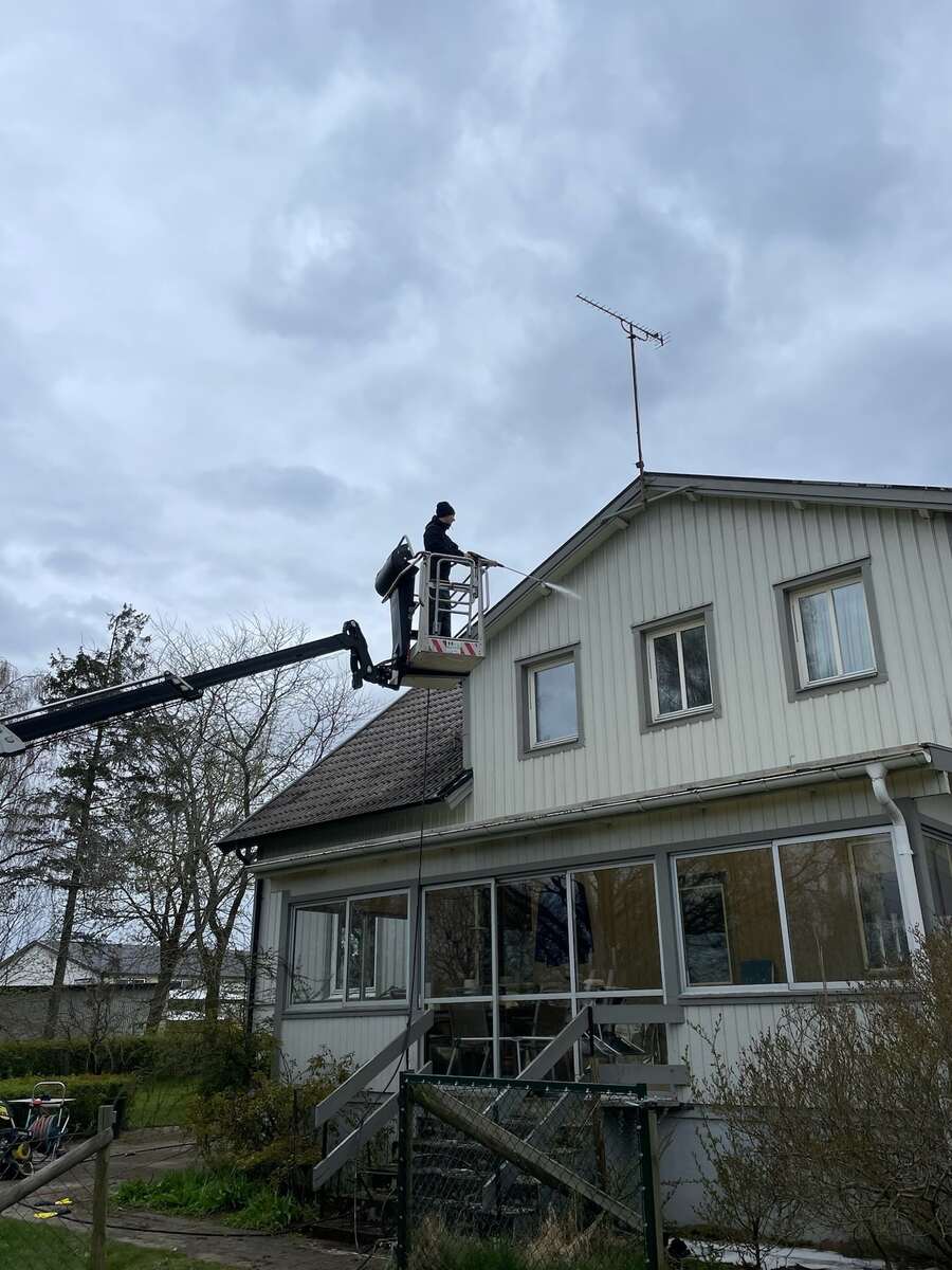 Företagsbild på VLK SoftWash AB – takläggare i Skåne län
