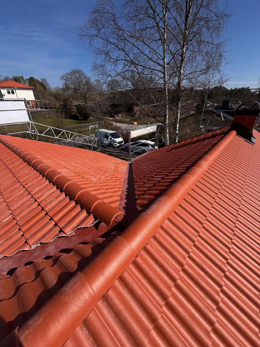 Bild till Takläggning i Stockholm