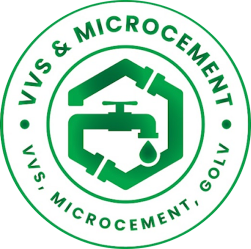 VVS och Microcement logotyp