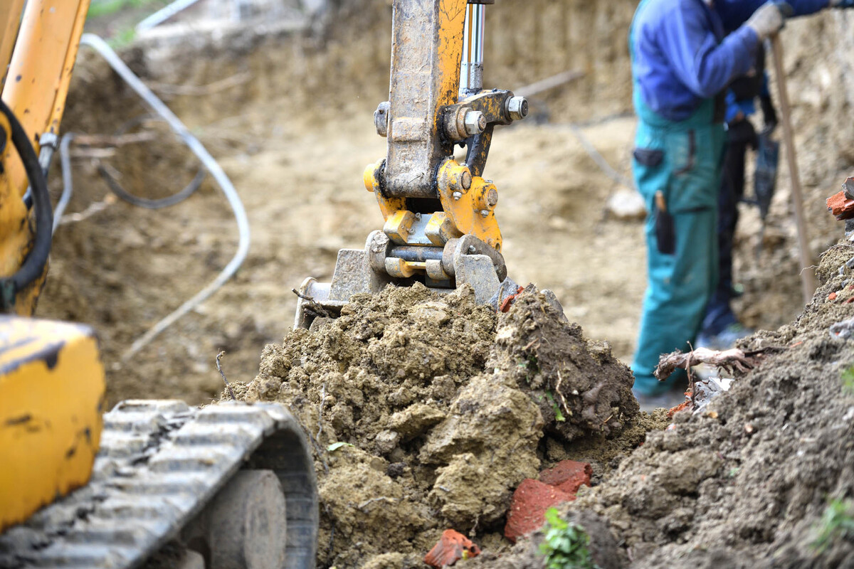 Företagsbild på Nylanders Bygg och Anläggning AB – En markarbetare i Västmanlands län