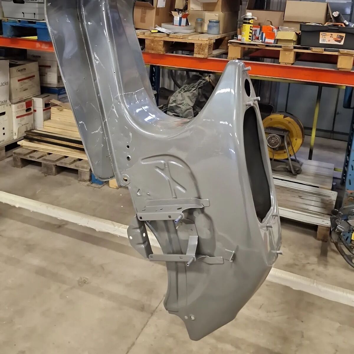 Företagsbild från Mora Pulverlackering AB