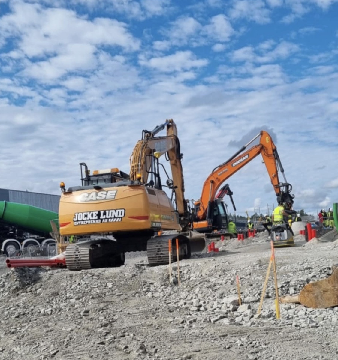 Företagsbild på Jocke Lund Entreprenad AB – Ett dräneringsföretag i Malung