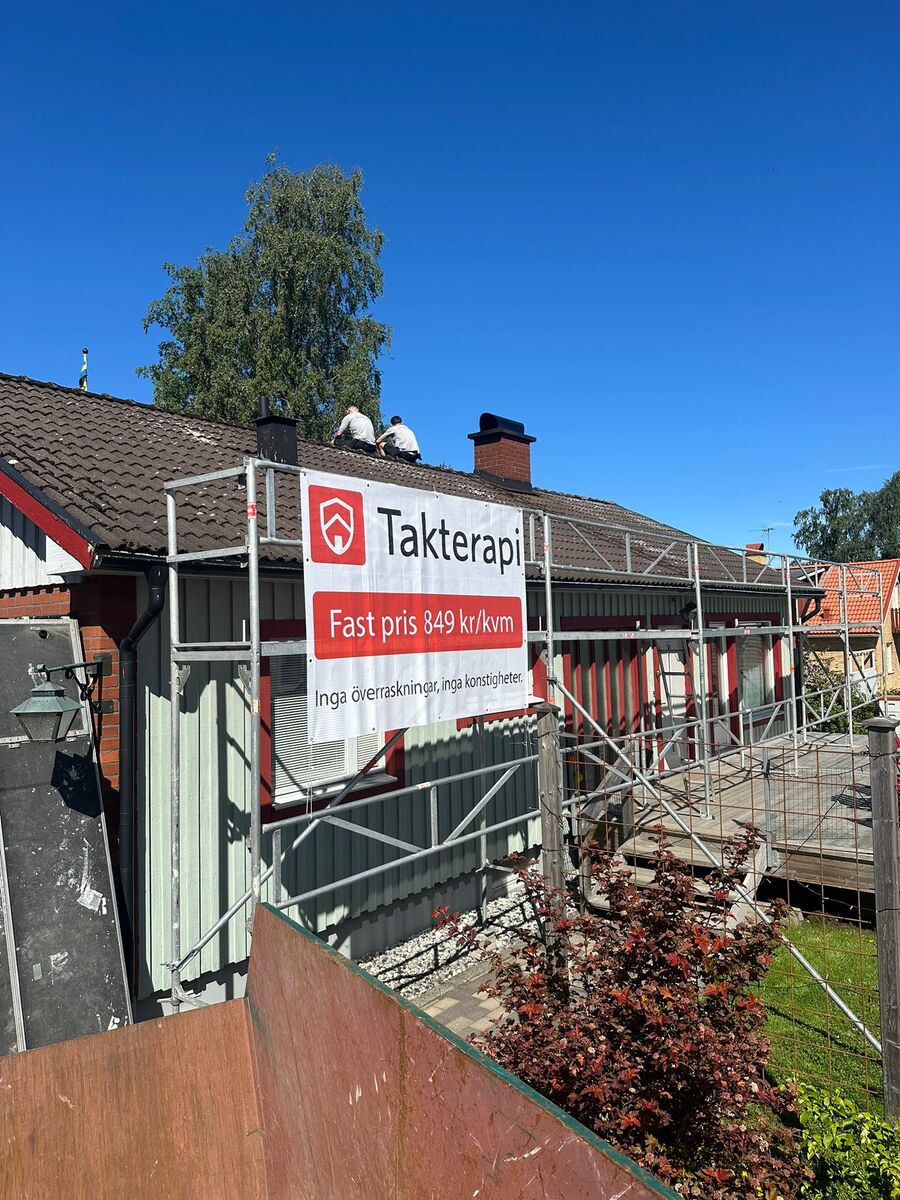 Företagsbild på Takterapi – Ett takföretag i Gävleborgs län