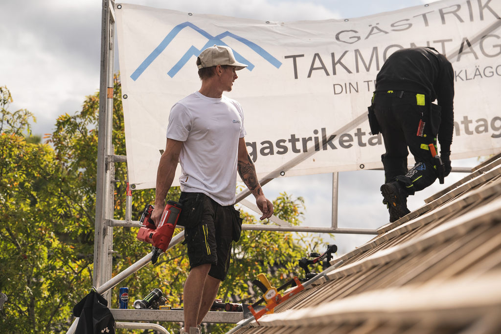 Takläggare i Hudiksvall