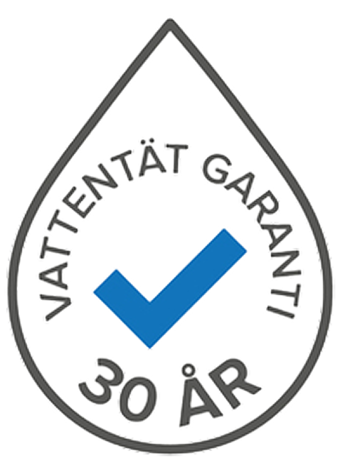 Vattentät garanti