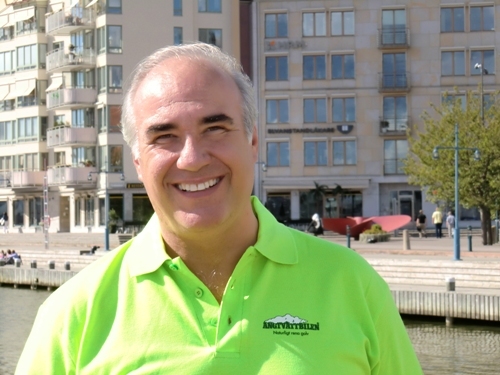 Patrick Hjelmar på Ångtvättbilen (Områdeschef & Säljare)